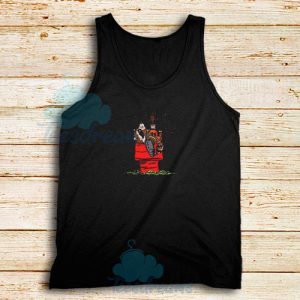 Rocket and Groot in Snoopys World Tank Top Funny Raccoon S-3XL